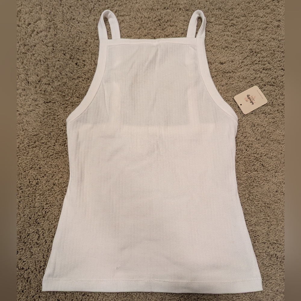 Free People White Tank Top